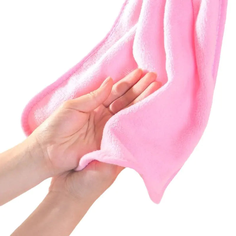 Non-Stick Hanging Kitchen Towel, Coral Fleece Absorbent
