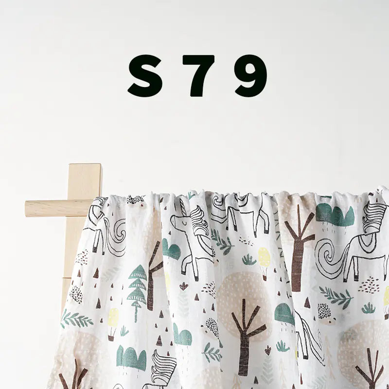 Cotton Gauze Swaddle Wrap for Newborn Baby Blanket