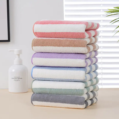 Thick Coral Fleece Towel - Absorbent and Durable