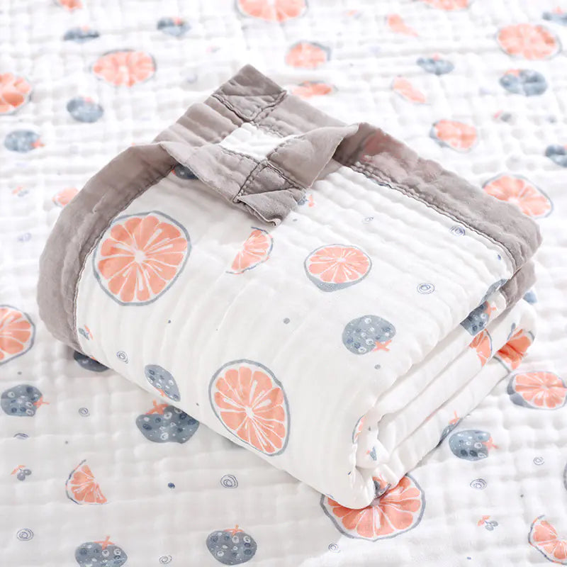 100% Cotton 6-Layer Unicorn Baby Swaddle Blanket