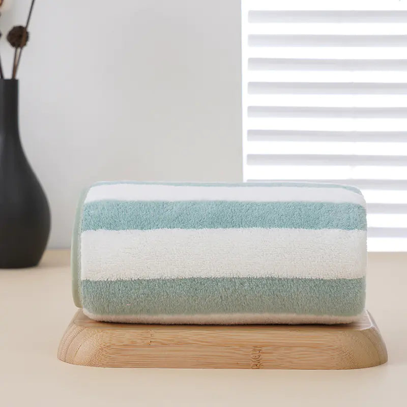 Thick Coral Fleece Towel - Absorbent and Durable