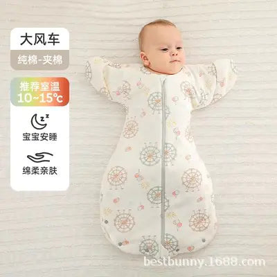 Thick Cotton Swaddle Sleeping Bag for Newborns