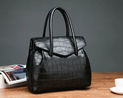 Fashionable Women's Crocodile Pattern Shell Bag
