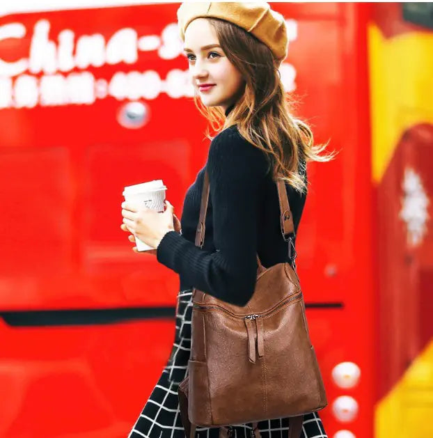 Women's Backpack - Dual Shoulder Bag