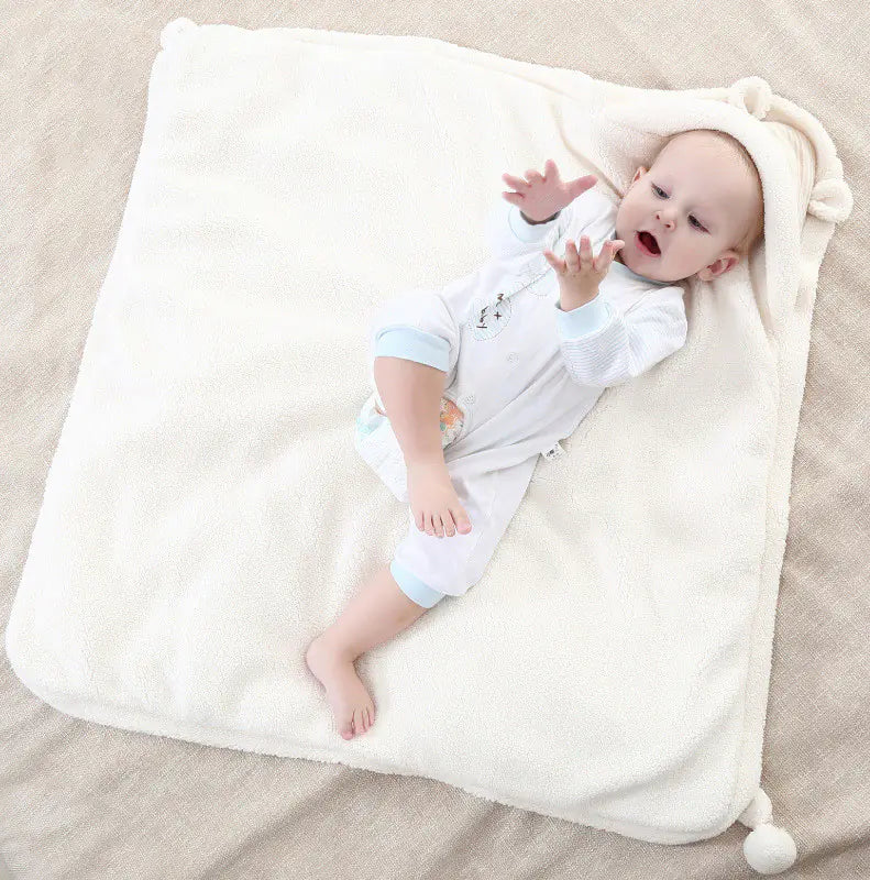 Thick Cotton Baby Swaddle Blanket for Newborns
