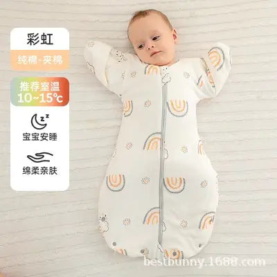Thick Cotton Swaddle Sleeping Bag for Newborns