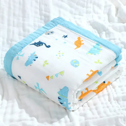 100% Cotton 6-Layer Unicorn Baby Swaddle Blanket