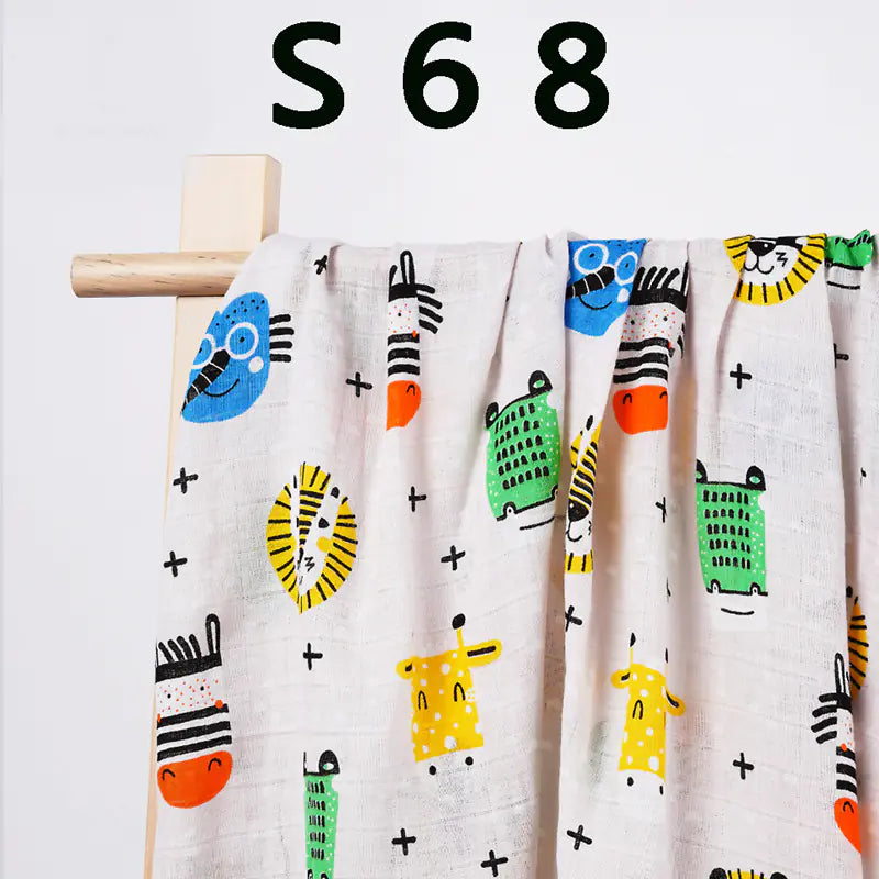 Cotton Gauze Swaddle Wrap for Newborn Baby Blanket