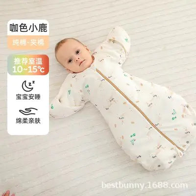 Thick Cotton Swaddle Sleeping Bag for Newborns