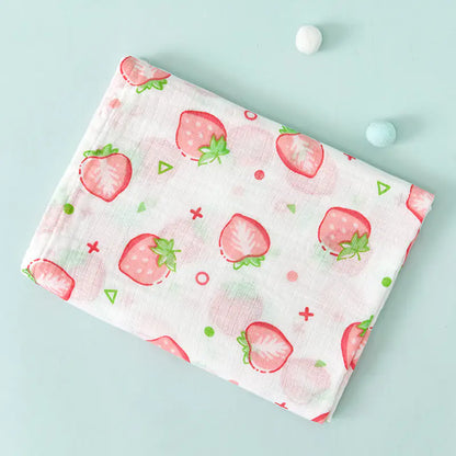 Double Layer Cotton Muslin Baby Swaddle Blanket