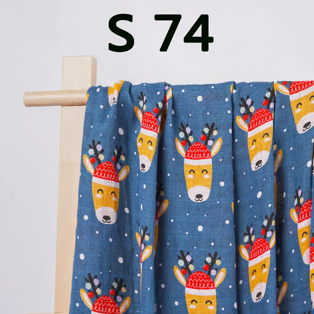 Cotton Gauze Swaddle Wrap for Newborn Baby Blanket