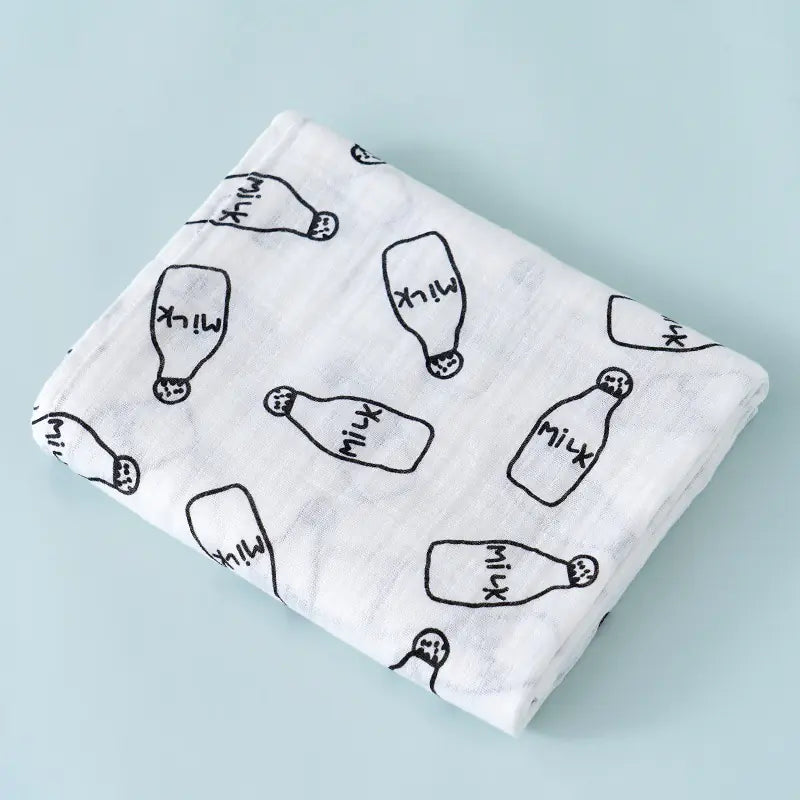 Double Layer Cotton Muslin Baby Swaddle Blanket