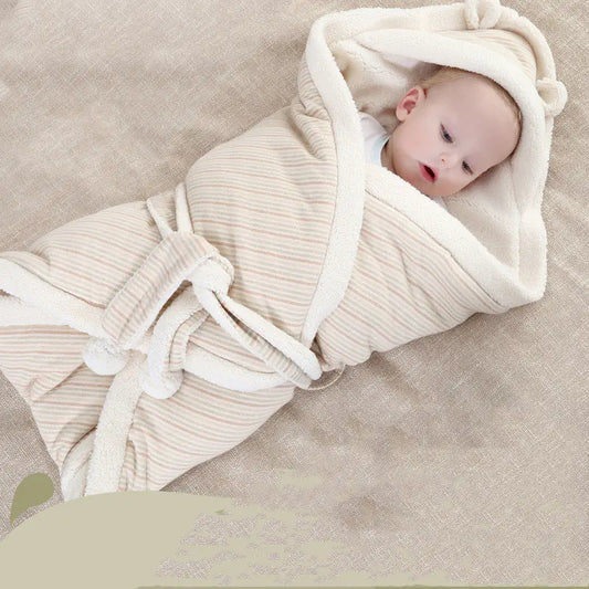 Thick Cotton Baby Swaddle Blanket for Newborns