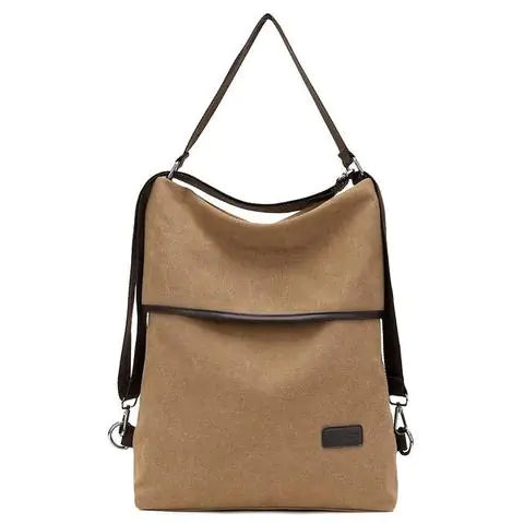Canvas Women's Bag - Versatile Crossbody Backpack