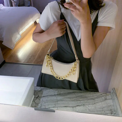 Fashionable Crocodile Pattern Shoulder Bag for Women