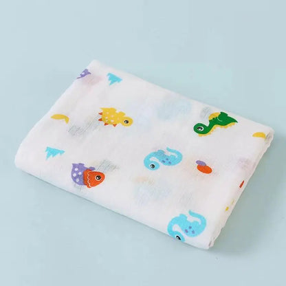 Double Layer Cotton Muslin Baby Swaddle Blanket