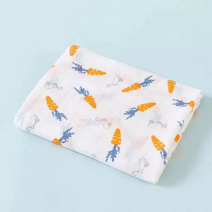 Double Layer Cotton Muslin Baby Swaddle Blanket