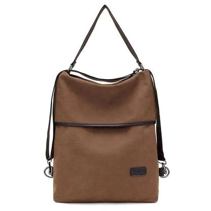 Canvas Women's Bag - Versatile Crossbody Backpack