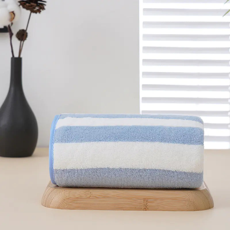 Thick Coral Fleece Towel - Absorbent and Durable