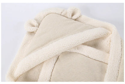 Thick Cotton Baby Swaddle Blanket for Newborns