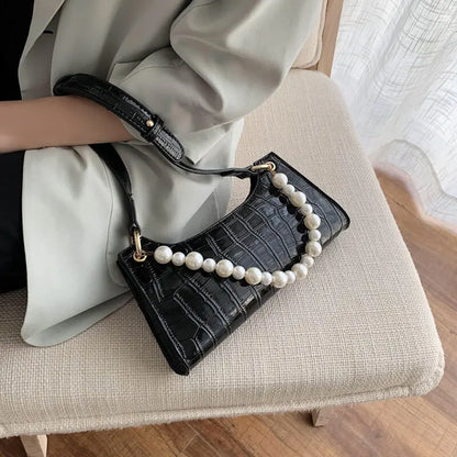 2020 Vintage Crocodile Pattern Chain Bag (Shoulder)