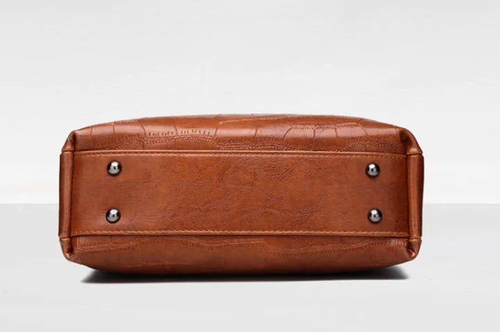 Fashionable Women's Crocodile Pattern Shell Bag