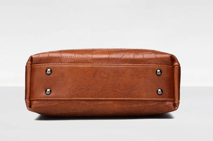 Fashionable Women's Crocodile Pattern Shell Bag