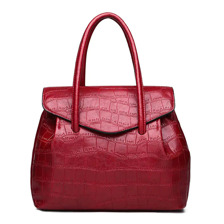 Fashionable Women's Crocodile Pattern Shell Bag